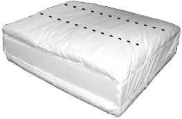 Feathersoft cushion cross-section